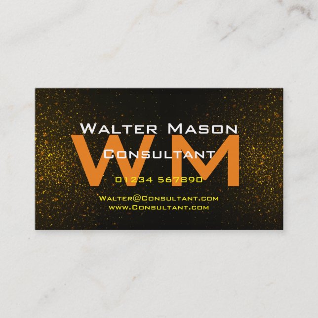 Berater Bestes Fab Beruflich gebürstetes Metall Visitenkarte (Vorderseite)