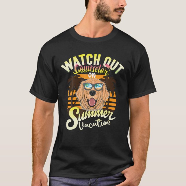 Berater für Hunde im Sommerurlaub in Lover T-Shirt (Vorderseite)