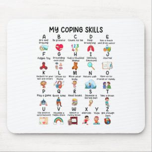 Berater für meine Copyright-Fähigkeiten Alphabet P Mousepad