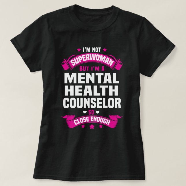 Berater für psychische Gesundheit T-Shirt (Design vorne)