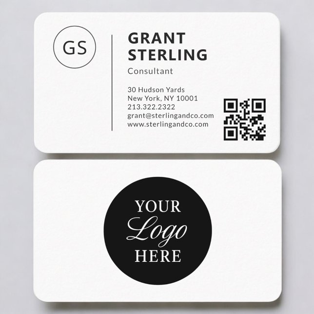 Berater-QR-Code-Logo Professionell Visitenkarte (Von Creator hochgeladen)