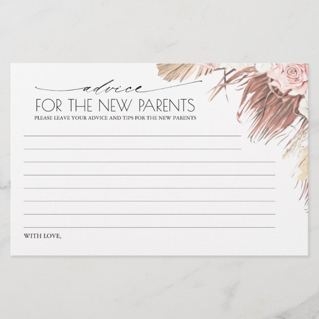 Beratung der neuen Eltern oder Mütter (Vorderseite)