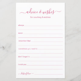 Beratung und Wünsche