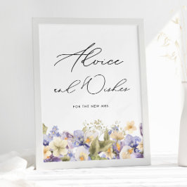 Beratung & Wünsche Brautparty Tee Party Poster