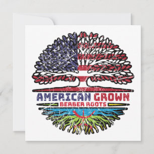 Berber Amazigh US USA USA United Staaten Tree Karte