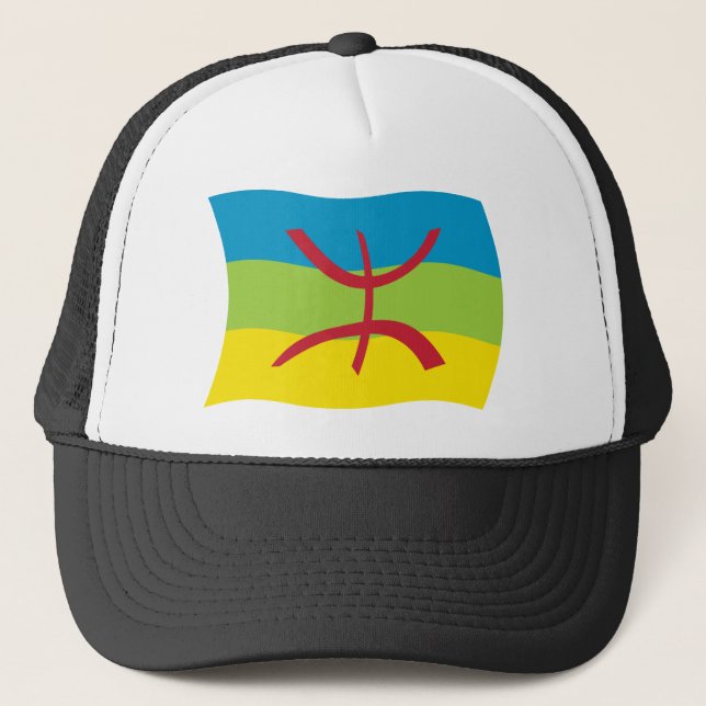 Berber-Leute-Flag Truckerkappe (Vorderseite)
