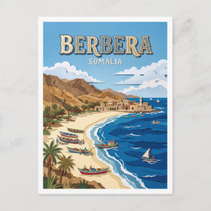Berbera-Küste Somalia Postkarte