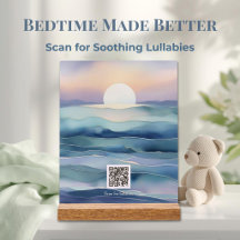Berceuse scannable Code QR Art de nurserie