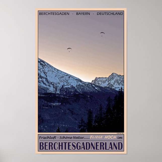 Berchtesgaden - Fliege Hoch! Poster (Vorne)