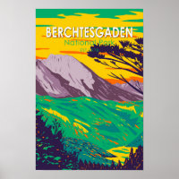 Berchtesgaden Nationalpark Deutschland Vintag
