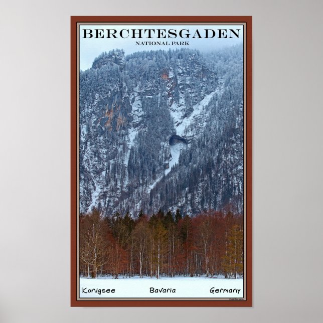 Berchtesgaden Nationalpark - Winter Poster (Vorne)