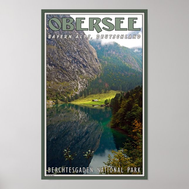 Berchtesgaden - Obersee Poster (Vorne)