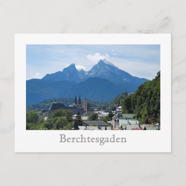 Berchtesgaden Postkarte (Vorderseite)