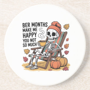 Bere Monate machen mich glücklich, dass ich dich n Getränkeuntersetzer