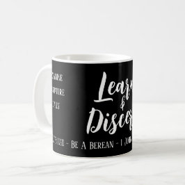 Berean Search Scripture Black Kaffeetasse
