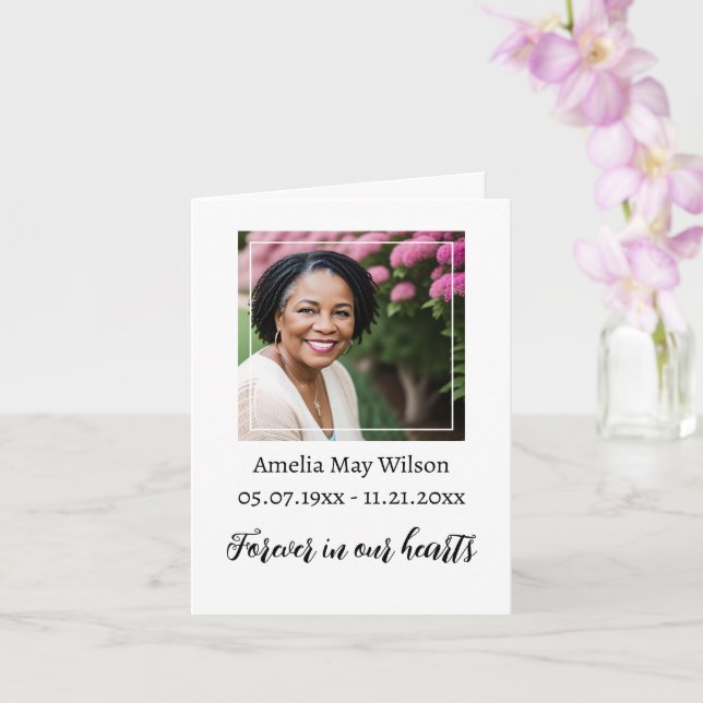 Bereavement Vielen Dank Karte (Orchidee)