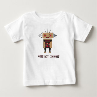 Berechnet keine Robot-Shirt Baby T-shirt