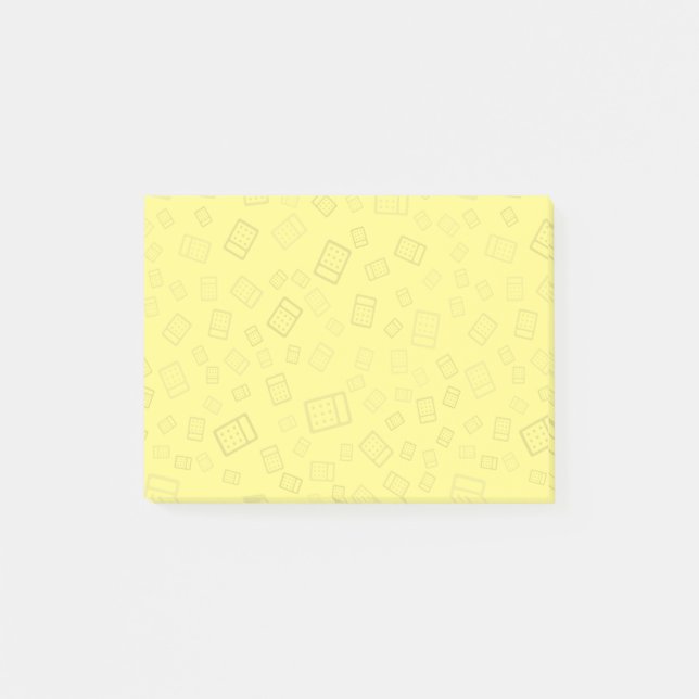 Berechnungsmuster Post-it Klebezettel (Vorderseite)