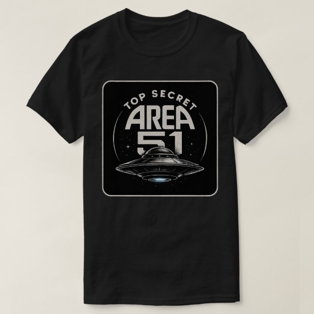 Bereich 51 - Alien UFO - Männer/Frauen T-Shi T-Shirt (Design vorne)