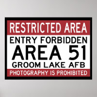 BEREICH 51 EINTRAG VERBOTEN