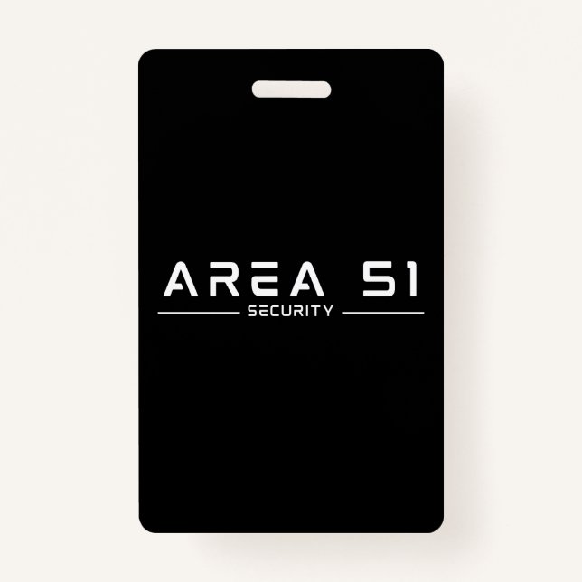 Bereich 51 Extraterrestrische Alien UFO Ausweis (Vorderseite)