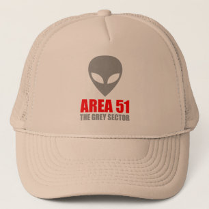 BEREICH 51 Grau-alien Truckerkappe