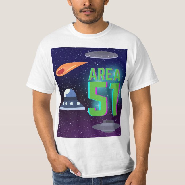 Bereich 51 Universum T-Shirt (Vorderseite)