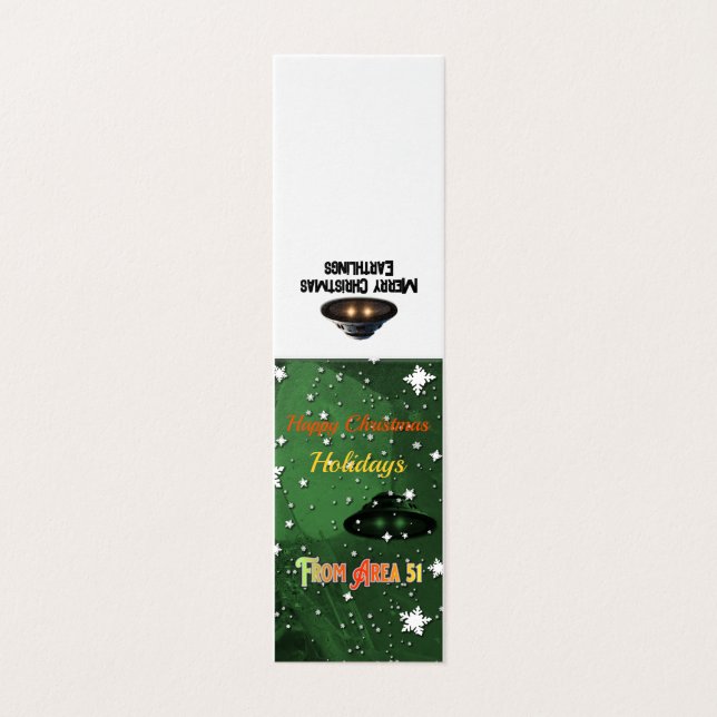 Bereich 51 Weihnachtsgrüße (Außenseite Aufgefaltet)