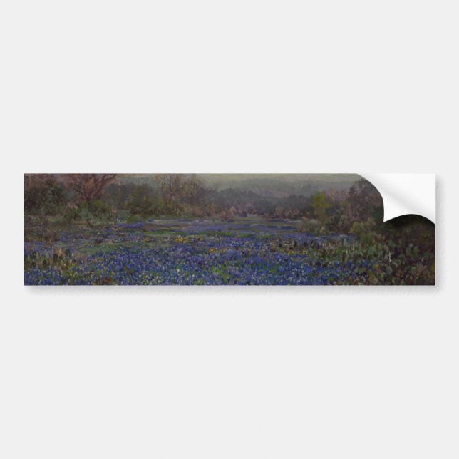 Bereich Bluebonnet-Blume (Landschaft des ländliche Autoaufkleber (Vorne)
