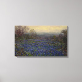 Bereich Bluebonnet-Blume (Landschaft des ländliche Leinwanddruck