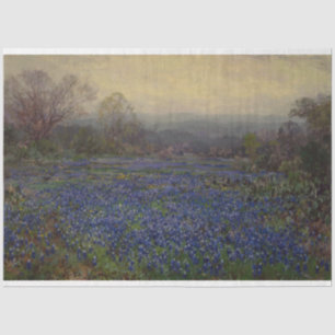 Bereich Bluebonnet-Blume (Landschaft des ländliche Seidenpapier