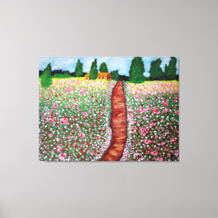 BEREICH DER BLUME CANVAS DRUCKEN LEINWANDDRUCK