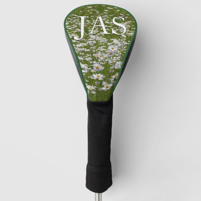Bereich der Daisies Alaskan-Wildblumen Golf Headcover (Vorderseite)