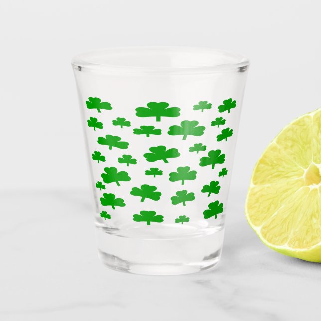 Bereich der Kleeblätter Shot Glass Schnapsglas (Vorderseite)