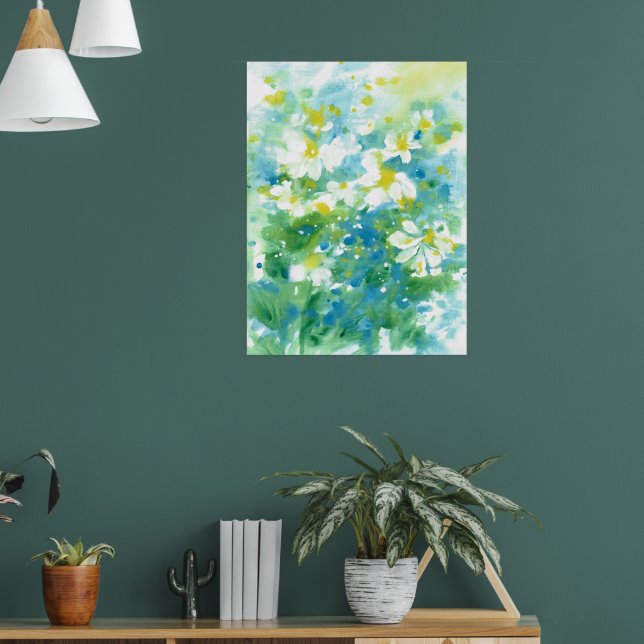 'Bereich der Milcherzeugnisse' Abstrakt Poster (Wohnzimmer 1)