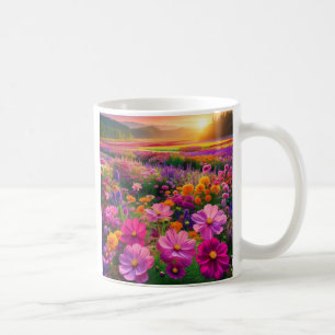 Bereich der Wildblume der Strahlung anpassbar Kaffeetasse