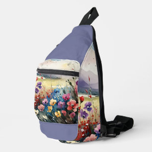 Bereich der Wildblumen Crossbody Bag
