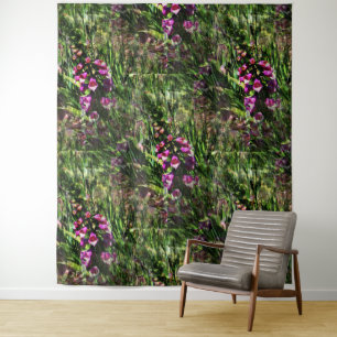 Bereich Foxglove Blume...... Wandteppich
