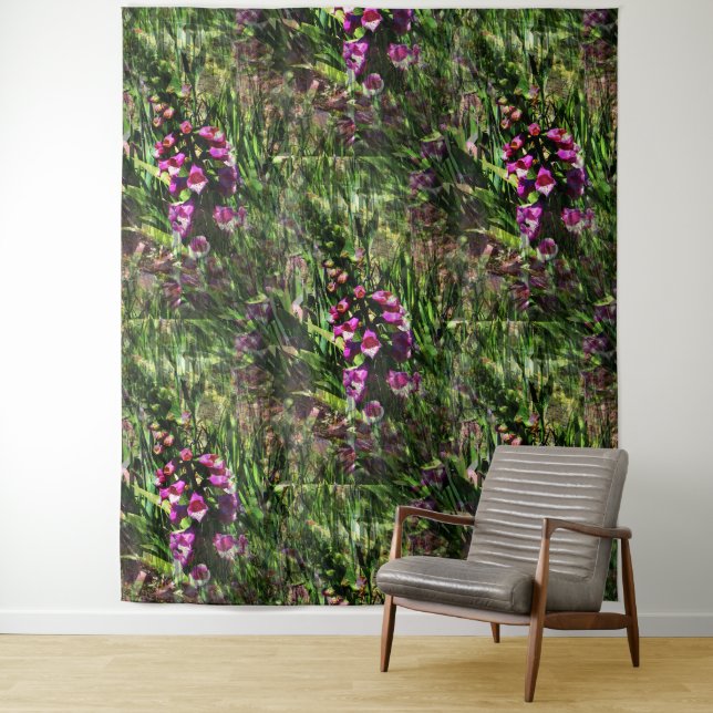 Bereich Foxglove Blume...... Wandteppich (Beispiel)