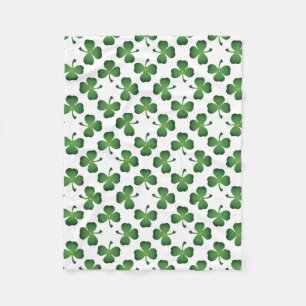 Bereich Kleeblatt Clovers Fleece Blanket