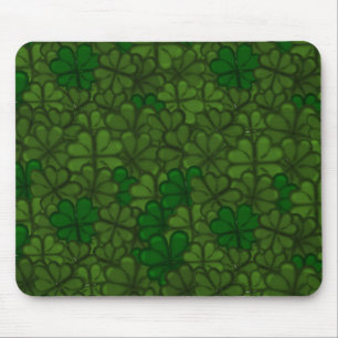 Bereich Kleeblätter Digitale Kunstmuster St Patric Mousepad