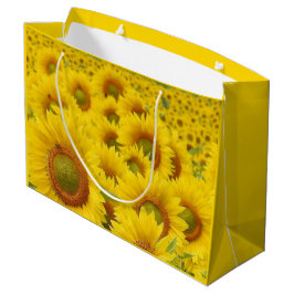 Bereich Sonnenblumen Design Geschenktasche Große Geschenktüte