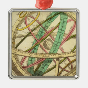 Bereichkarte Ornament Aus Metall