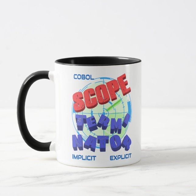 Bereichsbegrenzer in der Cobol-Programmierung Tasse (Links)