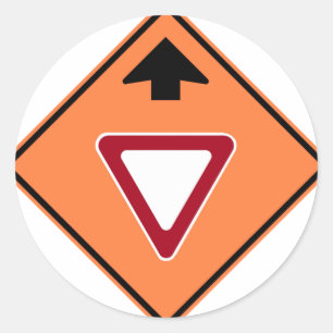 Bereichsvorsprung Autobahnring Runder Aufkleber