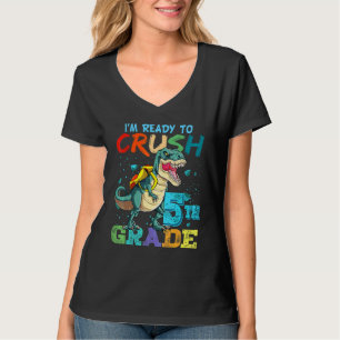Bereit 5. Klasse zu knacken Dinosaurier Rückkehr z T-Shirt