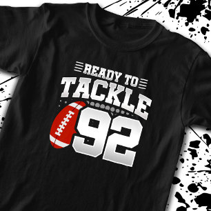 Bereit 92 - Kinder Fußball Spieler Geburtstag T-Shirt