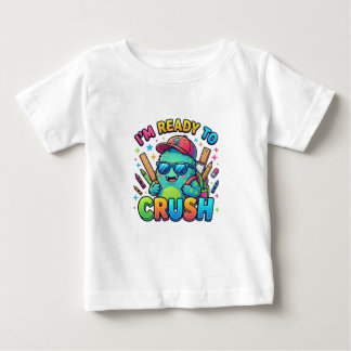 Bereit, das Schulmonster Baby T-Shirt zu zermalmen