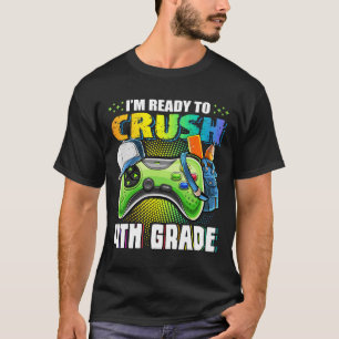 Bereit, das vierte Level wieder zum Videospiel der T-Shirt