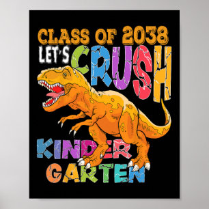 Bereit, den Kindergarten 2038 Dinosaurier Ck zu ze Poster